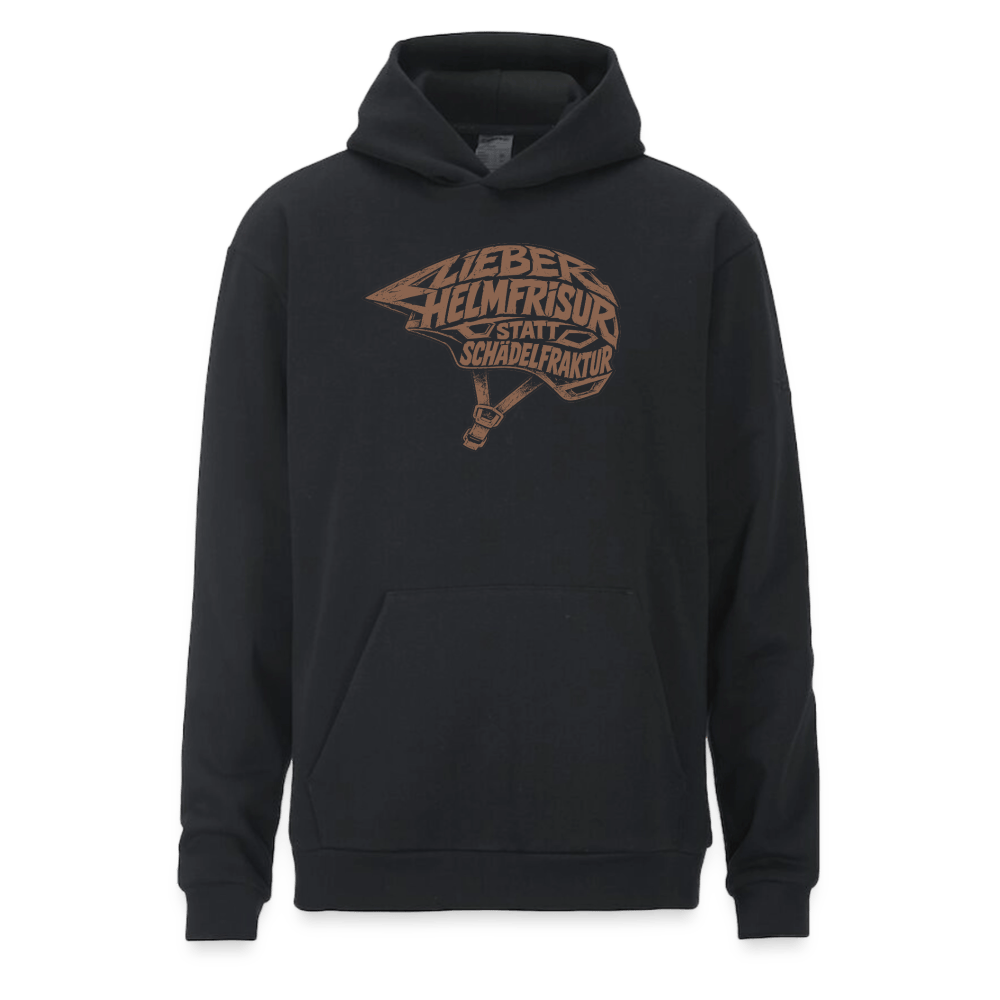 Spreadconnect CRAFT Community 2.0 Hoodie Schwarz / XS Lieber Helmfrisur statt Schädelfraktur - CRAFT Community 2.0 Hoodie E-Bike-Community