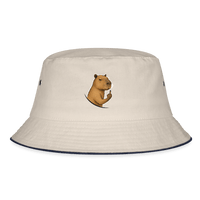 Spreadconnect Fischerhut Natur/Navy / S/M (Caps) Freches Capybara - Fischerhut E-Bike-Community