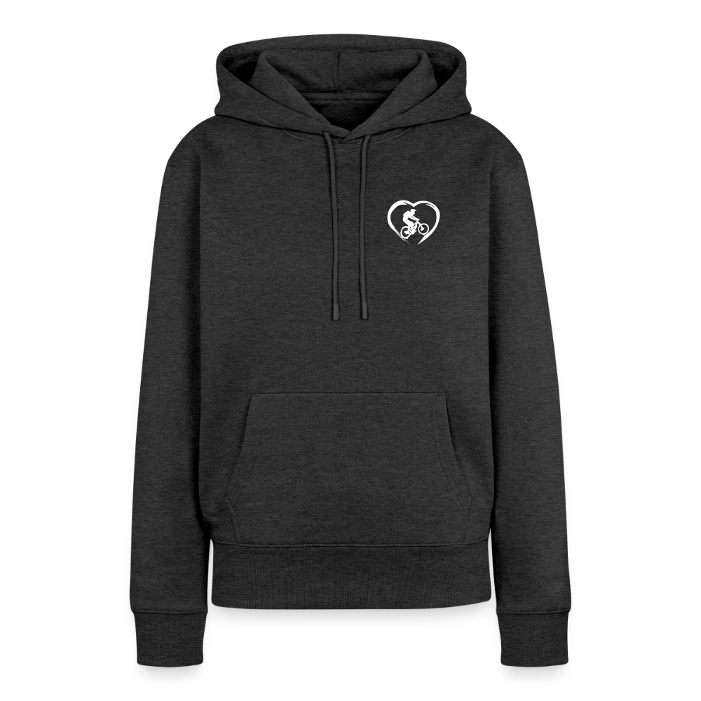 Spreadconnect Frauen Premium Hoodie Anthrazit meliert / XS Love 2 Ride / ❤️ Frauen Premium Hoodie E-Bike-Community