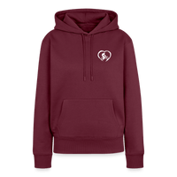 Spreadconnect Frauen Premium Hoodie Burgunderrot / XS Love 2 Ride / ❤️ Frauen Premium Hoodie E-Bike-Community