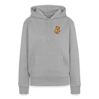 Spreadconnect Frauen Premium Hoodie Grau meliert / XS Freches Capybara - Frauen Premium Hoodie E-Bike-Community