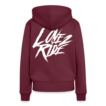 Spreadconnect Frauen Premium Hoodie Love 2 Ride / ❤️ Frauen Premium Hoodie E-Bike-Community