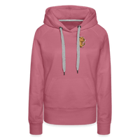 Spreadconnect Frauen Premium Hoodie Malve / XS Freches Capybara - Frauen Premium Hoodie E-Bike-Community
