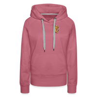 Spreadconnect Frauen Premium Hoodie Malve / XS Freches Capybara - Frauen Premium Hoodie E-Bike-Community