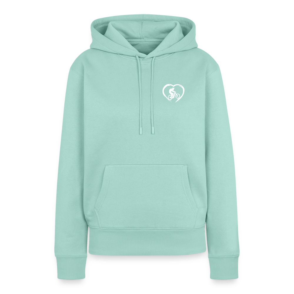 Spreadconnect Frauen Premium Hoodie Mint  / XS Love 2 Ride / ❤️ Frauen Premium Hoodie E-Bike-Community