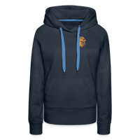 Spreadconnect Frauen Premium Hoodie Navy / XS Freches Capybara - Frauen Premium Hoodie E-Bike-Community