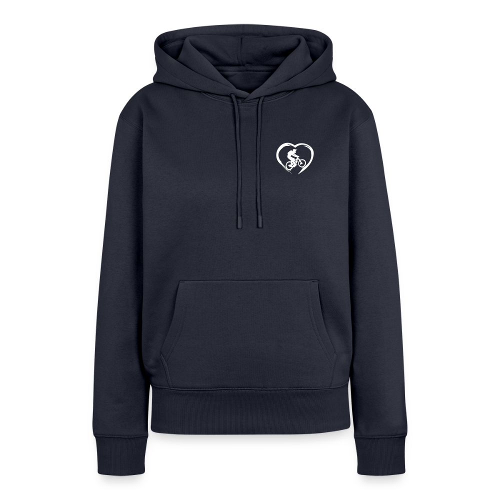 Spreadconnect Frauen Premium Hoodie Navy / XS Love 2 Ride / ❤️ Frauen Premium Hoodie E-Bike-Community