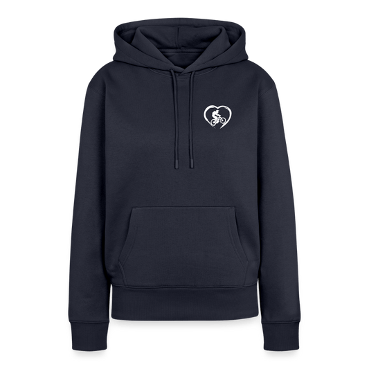 Spreadconnect Frauen Premium Hoodie Navy / XS Love 2 Ride / ❤️ Frauen Premium Hoodie E-Bike-Community