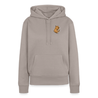 Spreadconnect Frauen Premium Hoodie Taupe / XS Freches Capybara - Frauen Premium Hoodie E-Bike-Community
