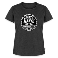 Spreadconnect Frauen Premium T-Shirt Anthrazit meliert / XS HÄTTE HÄTTE FAHRRADKETTE - Frauen Premium T-Shirt E-Bike-Community