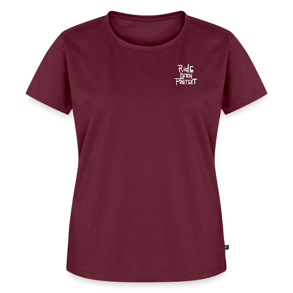 Spreadconnect Frauen Premium T-Shirt Burgunderrot / S Trail Paradise - Frauen Premium T-Shirt E-Bike-Community