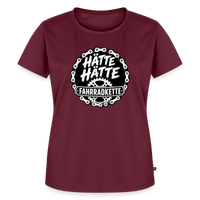 Spreadconnect Frauen Premium T-Shirt Burgunderrot / XS HÄTTE HÄTTE FAHRRADKETTE - Frauen Premium T-Shirt E-Bike-Community
