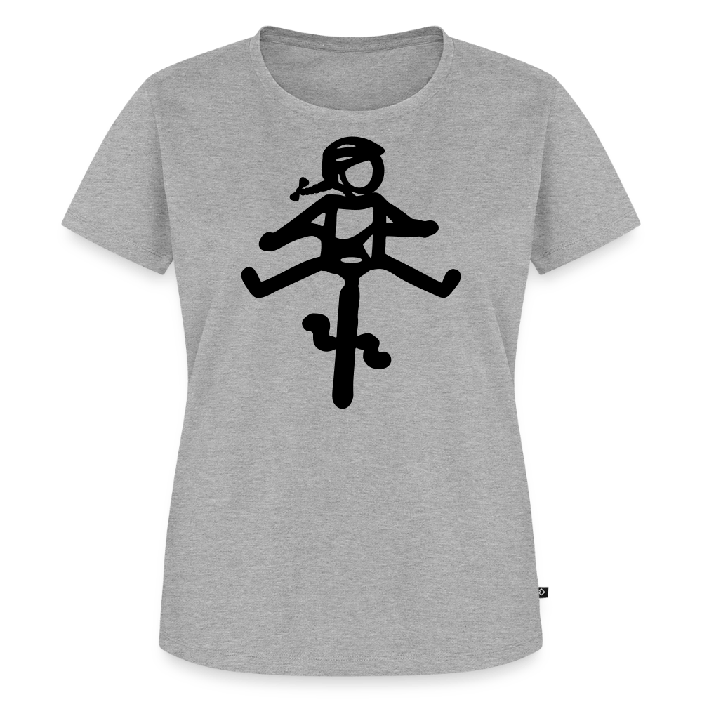 Spreadconnect Frauen Premium T-Shirt Grau meliert / XS HELMine - Frauen Premium T-Shirt E-Bike-Community