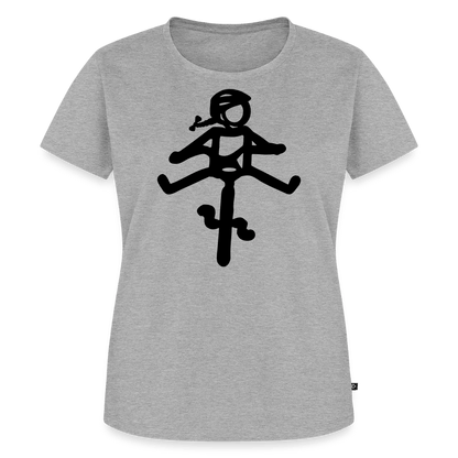 Spreadconnect Frauen Premium T-Shirt Grau meliert / XS HELMine - Frauen Premium T-Shirt E-Bike-Community
