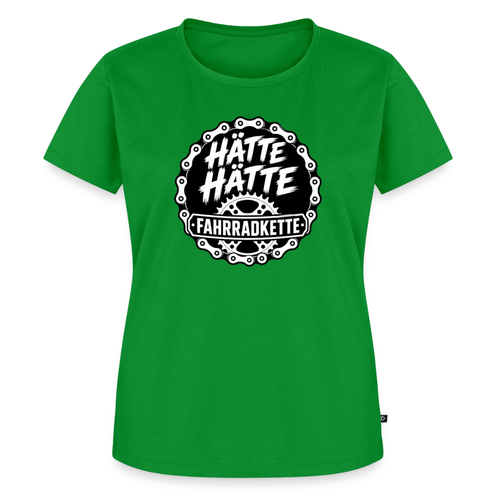 Spreadconnect Frauen Premium T-Shirt Grün / XS HÄTTE HÄTTE FAHRRADKETTE - Frauen Premium T-Shirt E-Bike-Community