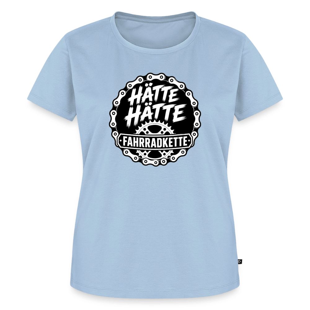Spreadconnect Frauen Premium T-Shirt Hellblau / XS HÄTTE HÄTTE FAHRRADKETTE - Frauen Premium T-Shirt E-Bike-Community