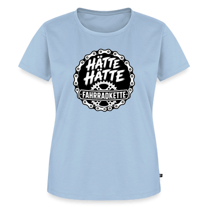 Spreadconnect Frauen Premium T-Shirt Hellblau / XS HÄTTE HÄTTE FAHRRADKETTE - Frauen Premium T-Shirt E-Bike-Community