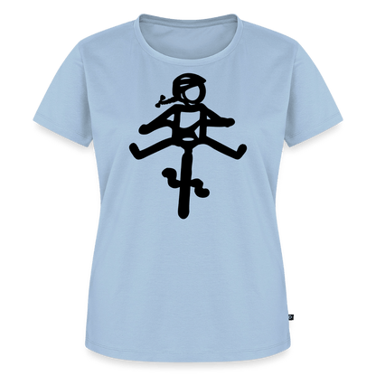 Spreadconnect Frauen Premium T-Shirt Hellblau / XS HELMine - Frauen Premium T-Shirt E-Bike-Community