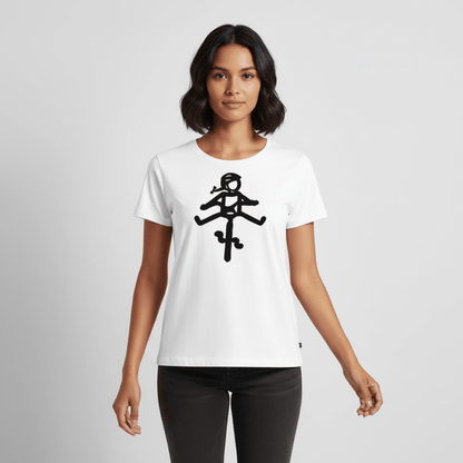 Spreadconnect Frauen Premium T-Shirt HELMine - Frauen Premium T-Shirt E-Bike-Community