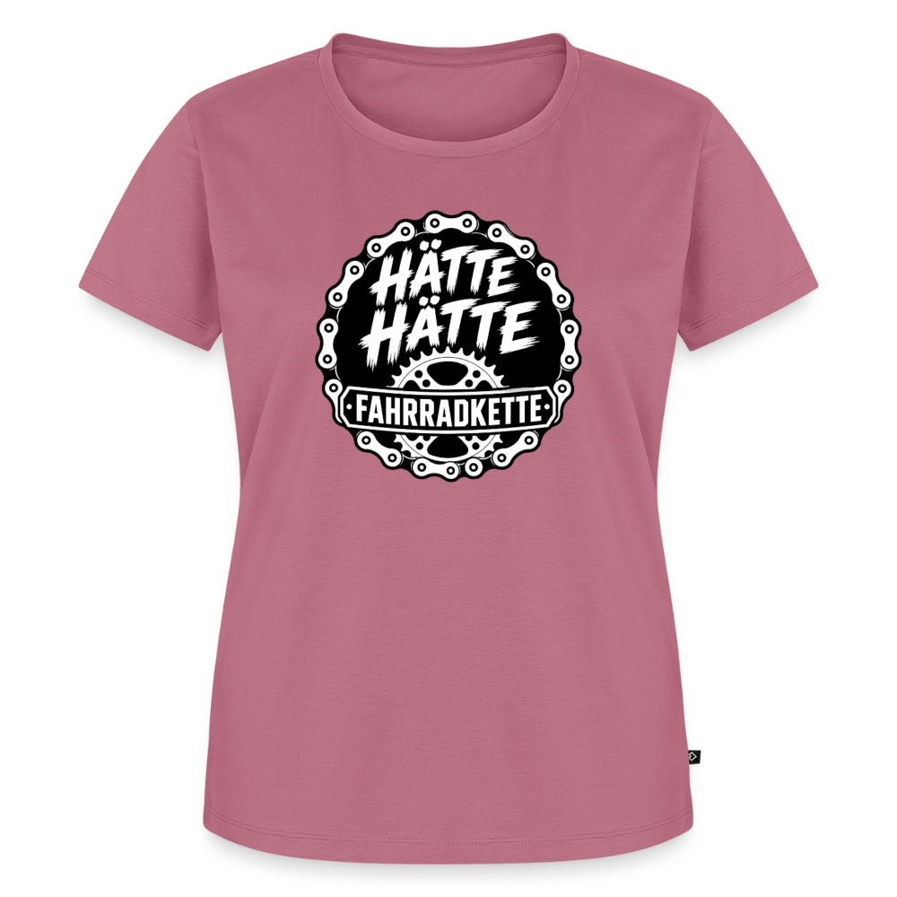 Spreadconnect Frauen Premium T-Shirt Mauve / XS HÄTTE HÄTTE FAHRRADKETTE - Frauen Premium T-Shirt E-Bike-Community