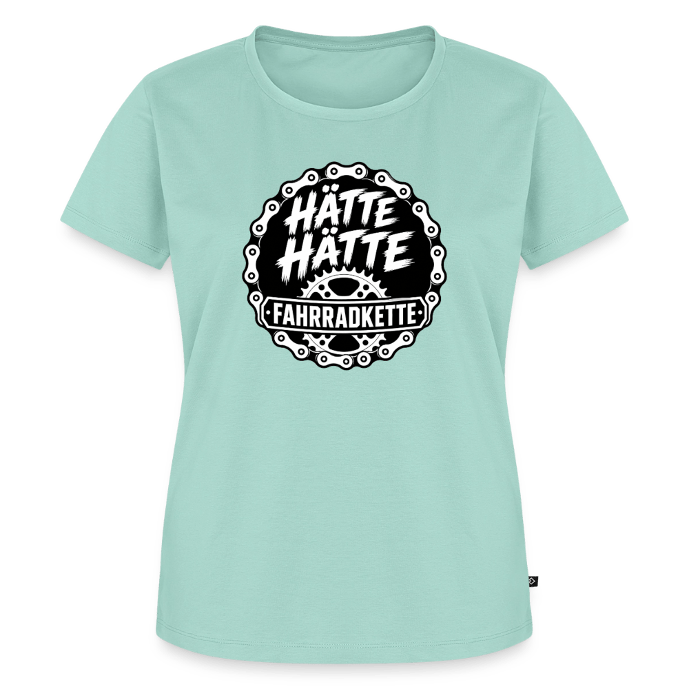 Spreadconnect Frauen Premium T-Shirt Mint  / XS HÄTTE HÄTTE FAHRRADKETTE - Frauen Premium T-Shirt E-Bike-Community