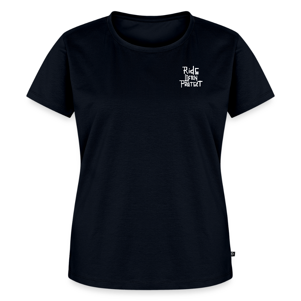 Spreadconnect Frauen Premium T-Shirt Navy / S Trail Paradise - Frauen Premium T-Shirt E-Bike-Community