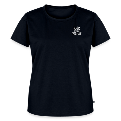 Spreadconnect Frauen Premium T-Shirt Navy / S Trail Paradise - Frauen Premium T-Shirt E-Bike-Community