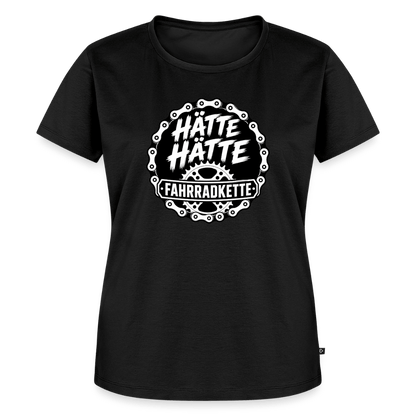 Spreadconnect Frauen Premium T-Shirt Schwarz / XS HÄTTE HÄTTE FAHRRADKETTE - Frauen Premium T-Shirt E-Bike-Community