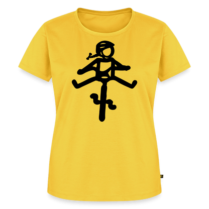 Spreadconnect Frauen Premium T-Shirt Sonnengelb / XS HELMine - Frauen Premium T-Shirt E-Bike-Community
