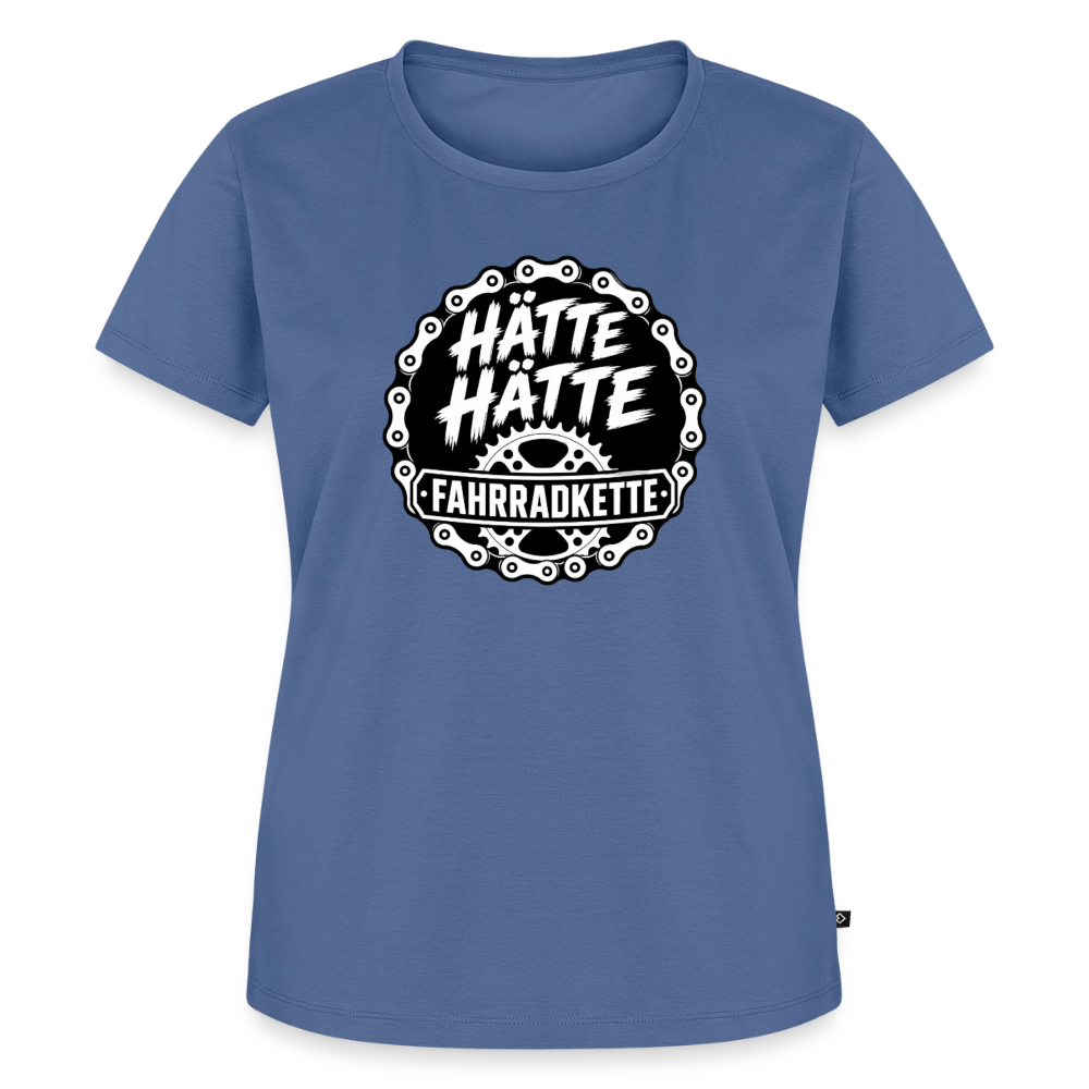 Spreadconnect Frauen Premium T-Shirt Taubenblau / XS HÄTTE HÄTTE FAHRRADKETTE - Frauen Premium T-Shirt E-Bike-Community