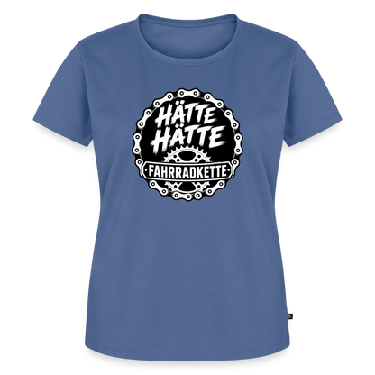 Spreadconnect Frauen Premium T-Shirt Taubenblau / XS HÄTTE HÄTTE FAHRRADKETTE - Frauen Premium T-Shirt E-Bike-Community