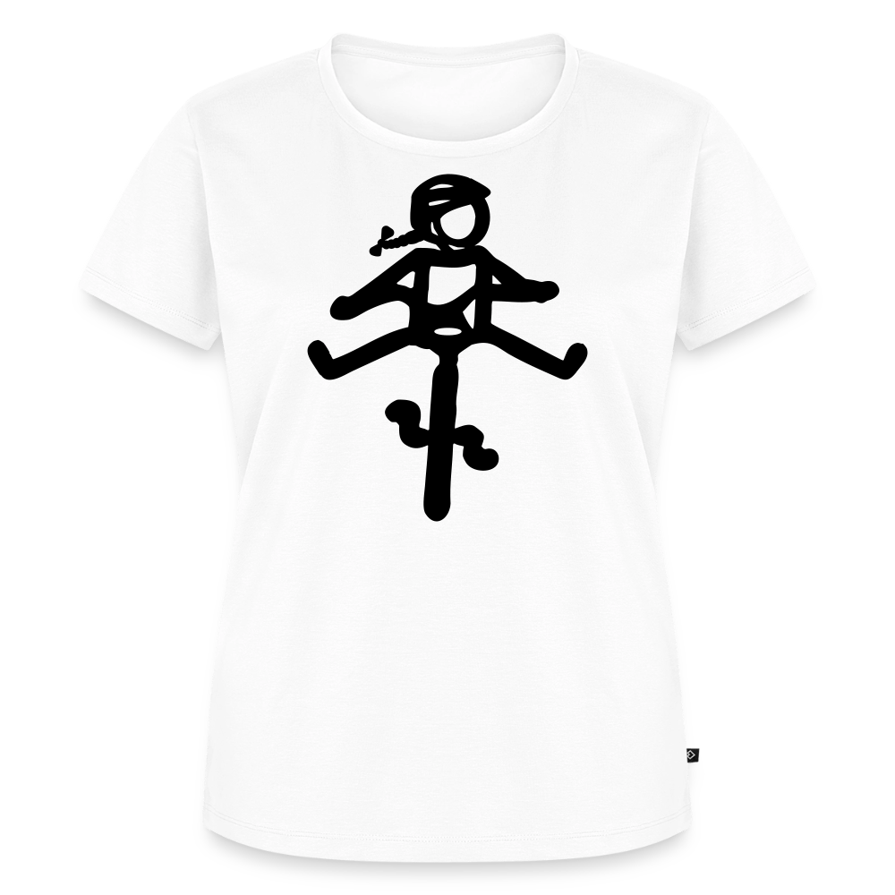 Spreadconnect Frauen Premium T-Shirt Weiß / XS HELMine - Frauen Premium T-Shirt E-Bike-Community