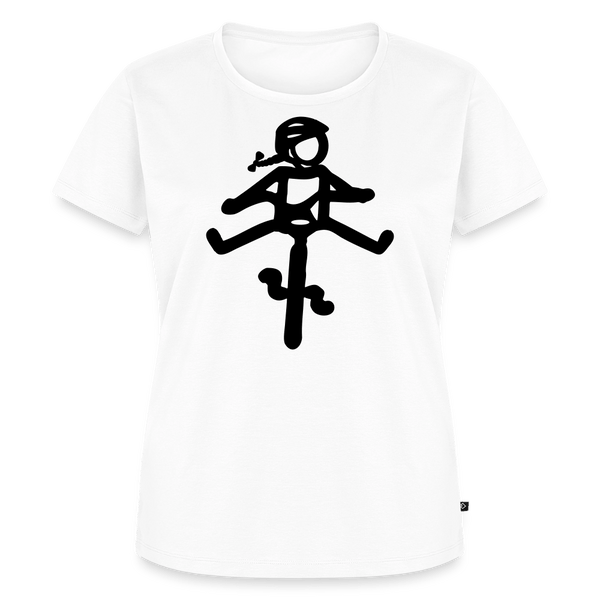 Spreadconnect Frauen Premium T-Shirt Weiß / XS HELMine - Frauen Premium T-Shirt E-Bike-Community