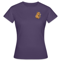 Spreadconnect Frauen T-Shirt Dunkellila / S Freches Capybara - Frauen T-Shirt E-Bike-Community