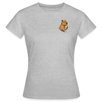 Spreadconnect Frauen T-Shirt Grau meliert / S Freches Capybara - Frauen T-Shirt E-Bike-Community