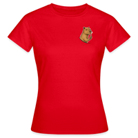 Spreadconnect Frauen T-Shirt Rot / S Freches Capybara - Frauen T-Shirt E-Bike-Community