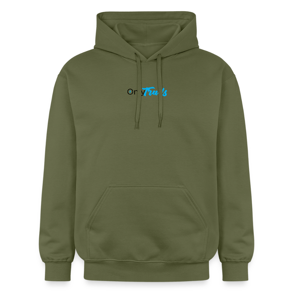 Spreadconnect Gildan Unisex Softstyle® Midweight Hoodie Militärgrün / S OnlyTrails -  Softstyle® Midweight Hoodie E-Bike-Community