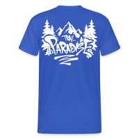 Spreadconnect Männer Gildan Heavy T-Shirt Königsblau / S Trail Paradise - 5XL - Gildan Workwear E-Bike-Community