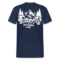 Spreadconnect Männer Gildan Heavy T-Shirt Navy / S Trail Paradise - 5XL - Gildan Workwear E-Bike-Community