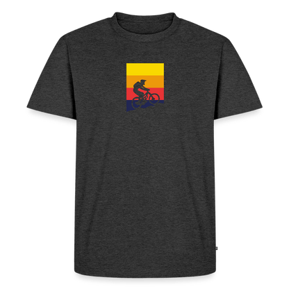 Spreadconnect Männer Premium T-Shirt | Spreadshirt 812 Anthrazit meliert / S Bunter E-Biker - Männer Premium T-Shirt E-Bike-Community