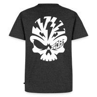 Spreadconnect Männer Premium T-Shirt | Spreadshirt 812 Anthrazit meliert / XS Skullhead - Flexfolie - Männer Premium T-Shirt E-Bike-Community