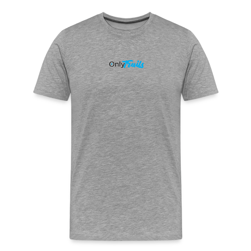 Spreadconnect Männer Premium T-Shirt | Spreadshirt 812 Grau meliert / XS Onlytrails - Männer Premium T-Shirt E-Bike-Community