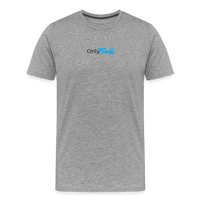 Spreadconnect Männer Premium T-Shirt | Spreadshirt 812 Grau meliert / XS Onlytrails - Männer Premium T-Shirt E-Bike-Community