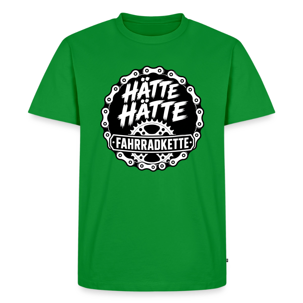Spreadconnect Männer Premium T-Shirt | Spreadshirt 812 Grün / XS HÄTTE HÄTTE FAHRRADKETTE - Männer Premium T-Shirt E-Bike-Community