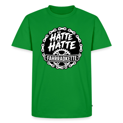 Spreadconnect Männer Premium T-Shirt | Spreadshirt 812 Grün / XS HÄTTE HÄTTE FAHRRADKETTE - Männer Premium T-Shirt E-Bike-Community