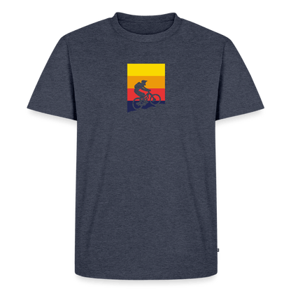 Spreadconnect Männer Premium T-Shirt | Spreadshirt 812 Jeansblau / S Bunter E-Biker - Männer Premium T-Shirt E-Bike-Community