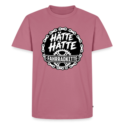Spreadconnect Männer Premium T-Shirt | Spreadshirt 812 Mauve / XS HÄTTE HÄTTE FAHRRADKETTE - Männer Premium T-Shirt E-Bike-Community