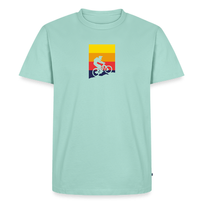 Spreadconnect Männer Premium T-Shirt | Spreadshirt 812 Mint  / S Bunter E-Biker - Männer Premium T-Shirt E-Bike-Community