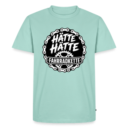 Spreadconnect Männer Premium T-Shirt | Spreadshirt 812 Mint  / XS HÄTTE HÄTTE FAHRRADKETTE - Männer Premium T-Shirt E-Bike-Community