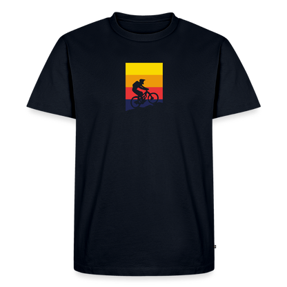 Spreadconnect Männer Premium T-Shirt | Spreadshirt 812 Navy / S Bunter E-Biker - Männer Premium T-Shirt E-Bike-Community